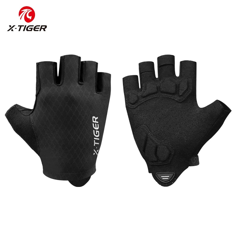 Xin Sports Equipment - X-TIGER Gants De Cyclisme Demi-Doigt Antichoc